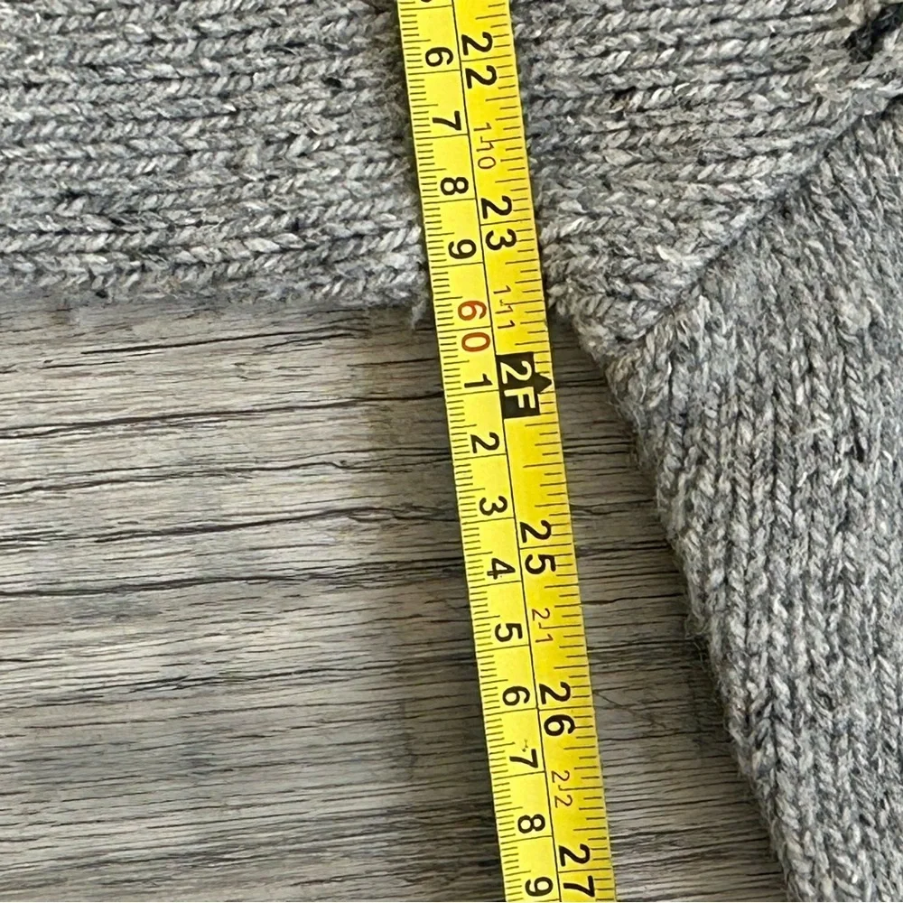 Irelands Eye Wool Silk Blend‎ Sweater w/ Button Sz XL